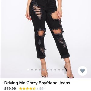 Driving me crazing fashion nova boyfriend jeans